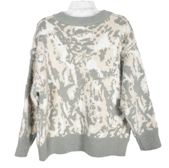 FRNCH Paris Camo Print Oversized Crew Neck Sweater - Picture 2 of 5